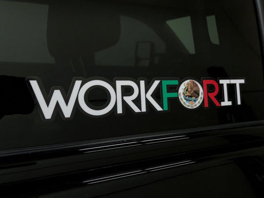 Mexican Flag WORKFORIT Decal