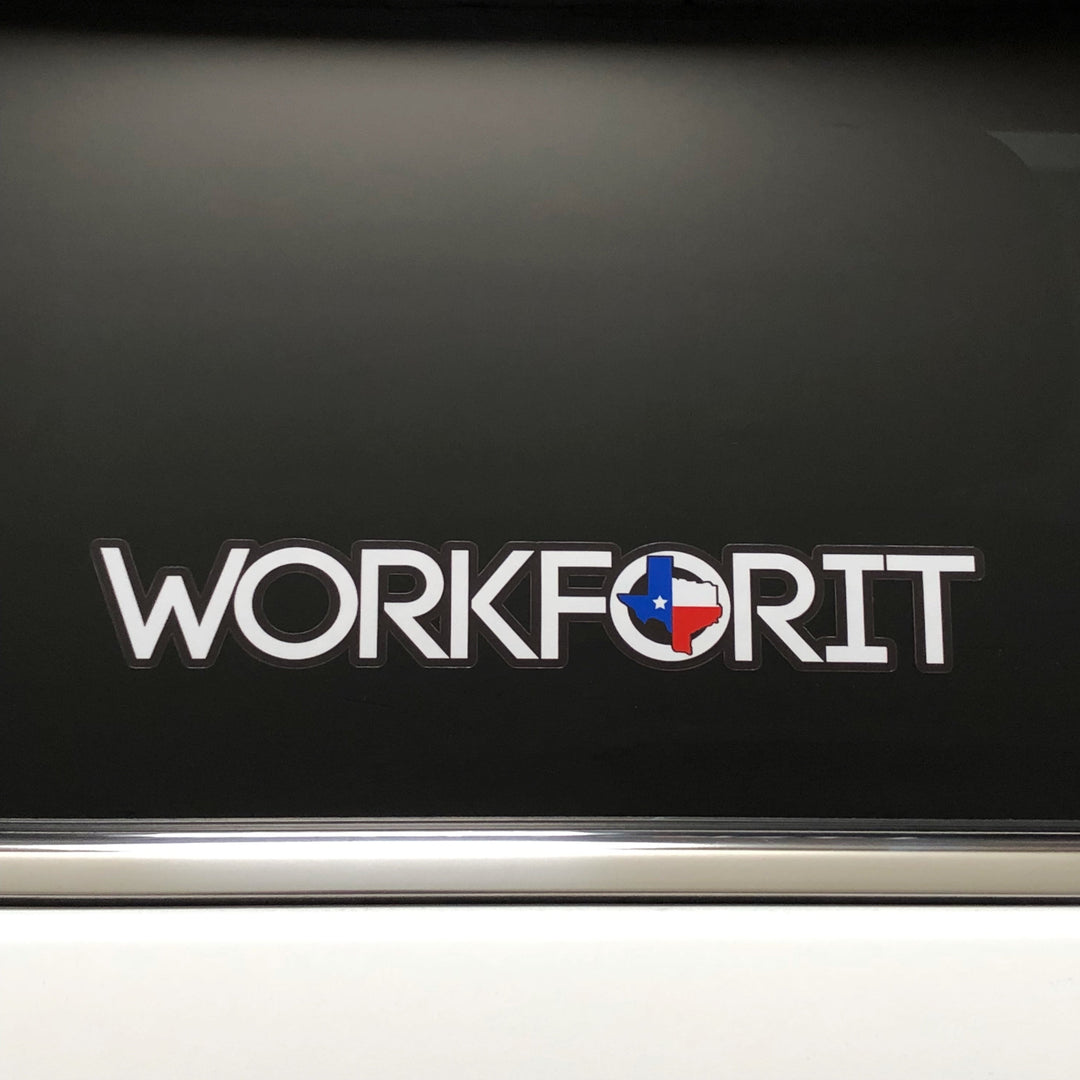 Texas Flag WORKFORIT Decal