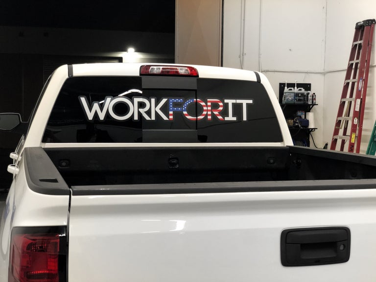 XL American Flag Decal