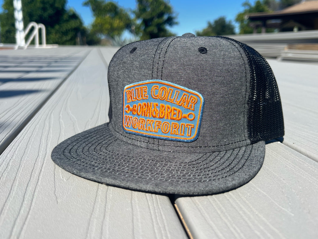 Born and Bred Mesh Snapback Trucker Hat