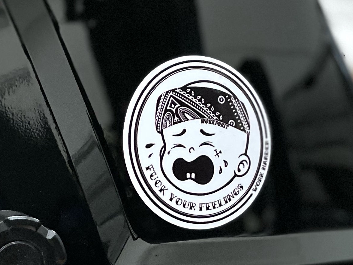No Feelings Sticker – Workforit apparel