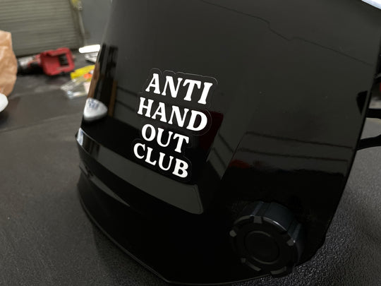 Anti Hand Out Sticker (Small)