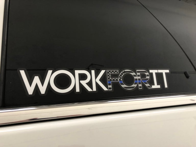 Thin Blue Line WORKFORIT Decal
