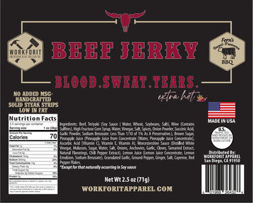 Blood Sweat Tears Beef Jerky